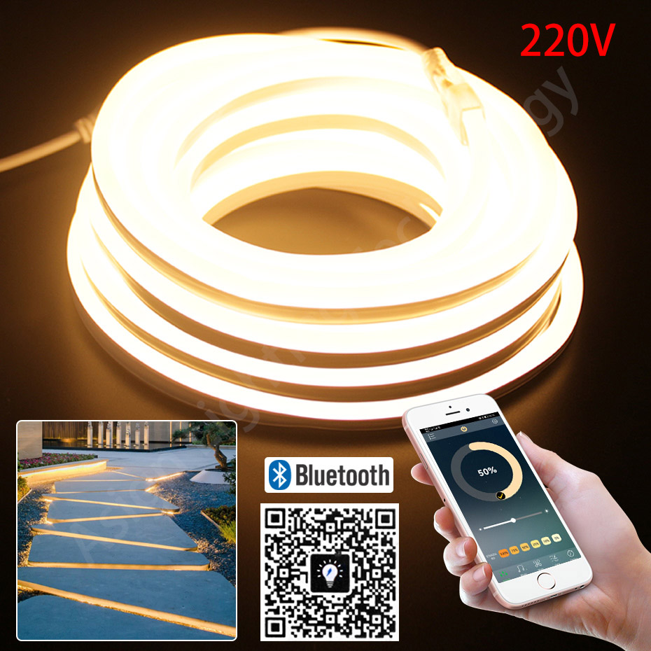 Outdoor Power Strip Weatherproof - LED-Neonstreifen, 220 V, 2835, 120 LEDs/m,