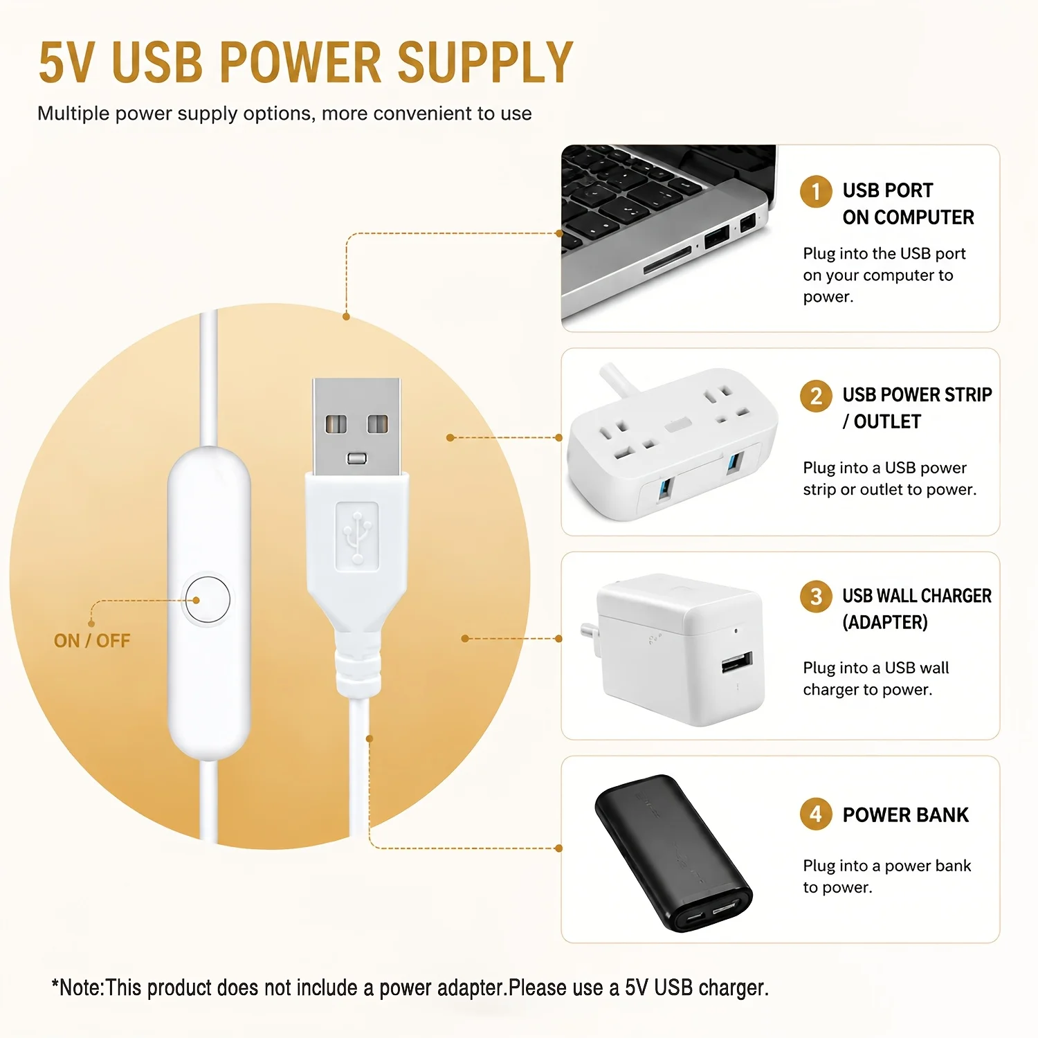 USB-Tastenschalter 2835 LED-St – Outdoor Use Power Strip Bewertung und Preis